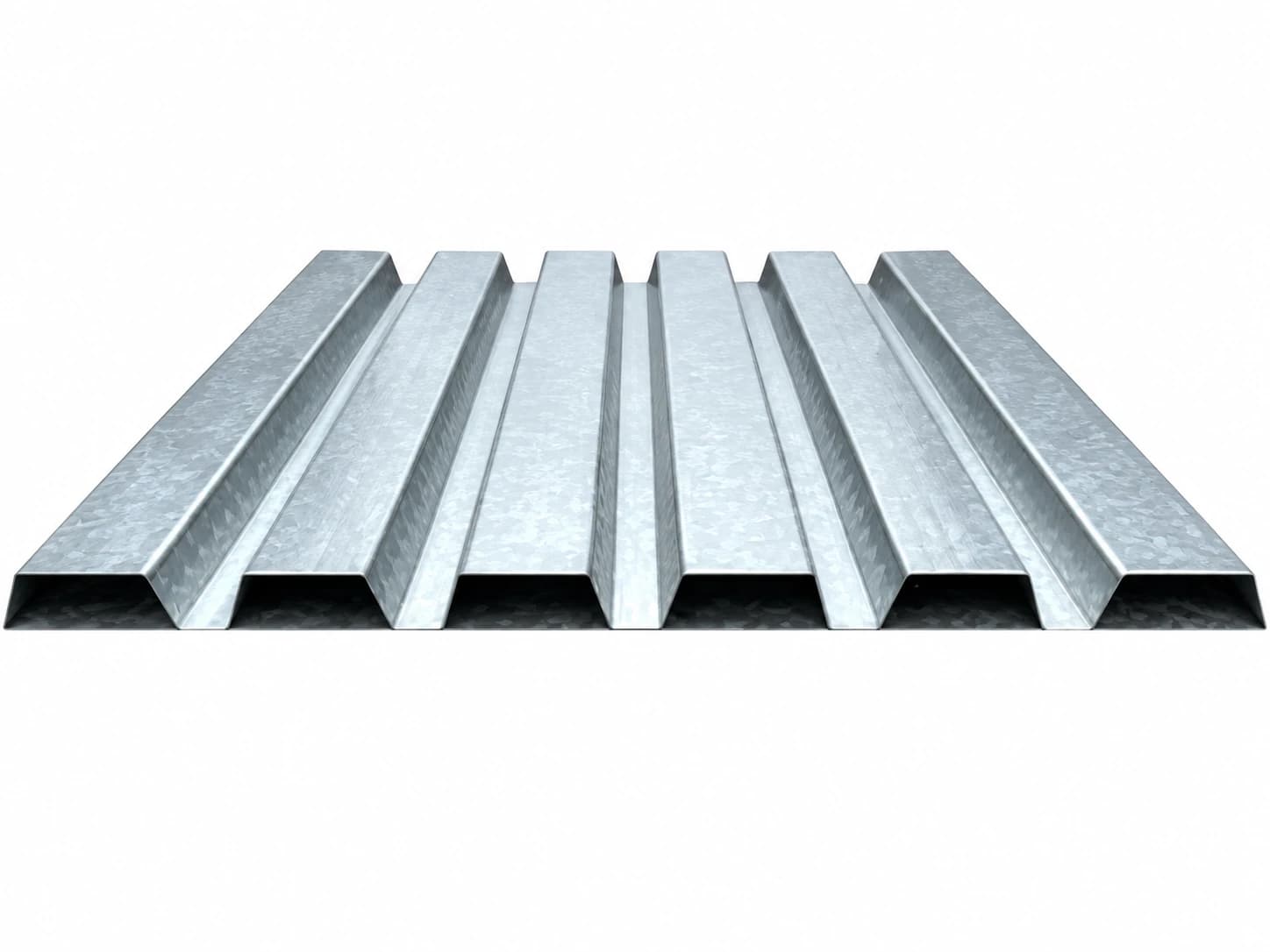 1.5 inch Type B galvanized steel deck panel, six ribs